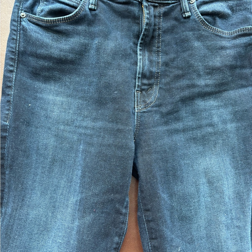 MOTHER Jeans The Stunner Zip Two Step Fray Wash Last Call Size 25 - Picture 4 of 10